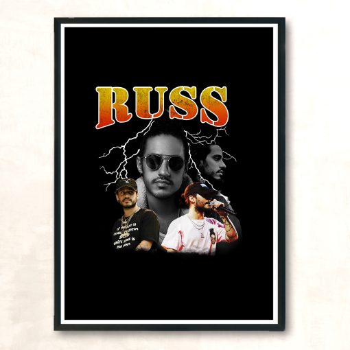 Russ American Rapper 160720 Vintage Wall Poster