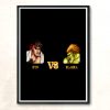 Ryu Vs Blanka Modern Poster Print