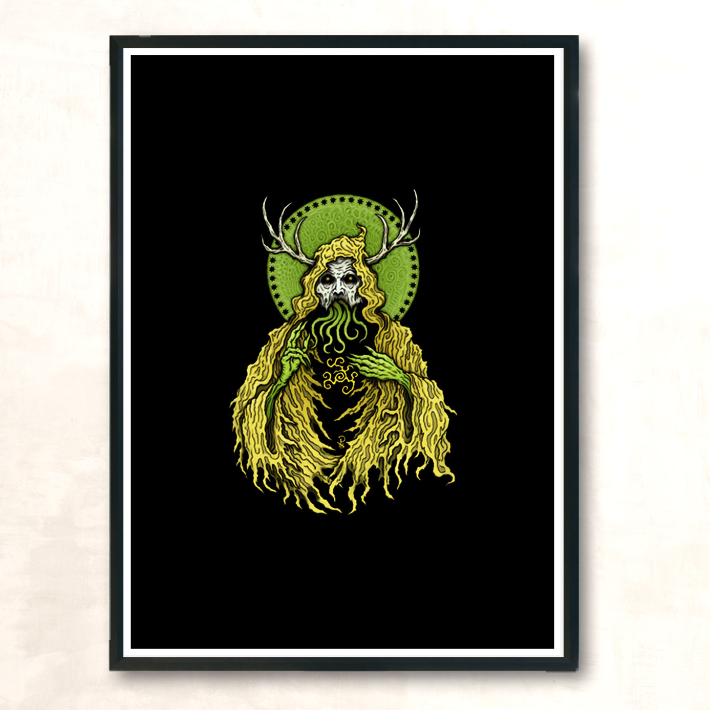 Sacred Heart Of Hastur Azhmodai 2019 Modern Poster Print