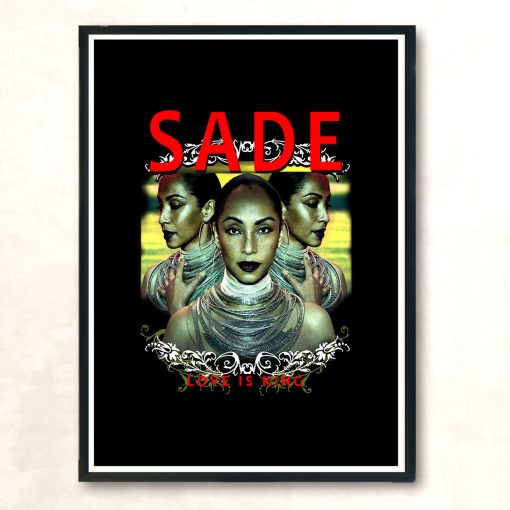 Sade Love Is Kings Style Vintage Wall Poster