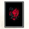 Samurai 77 V1 Modern Poster Print