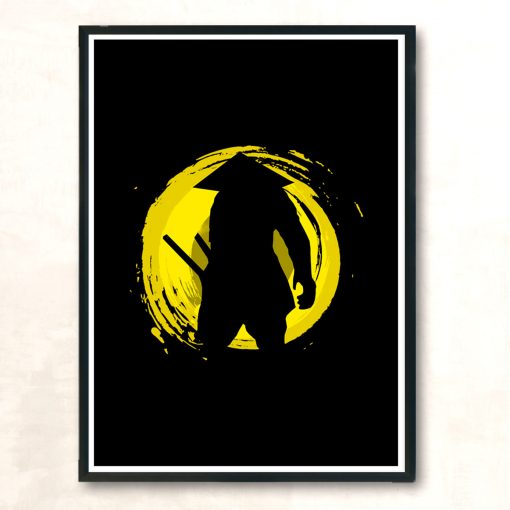 Samurai V Modern Poster Print