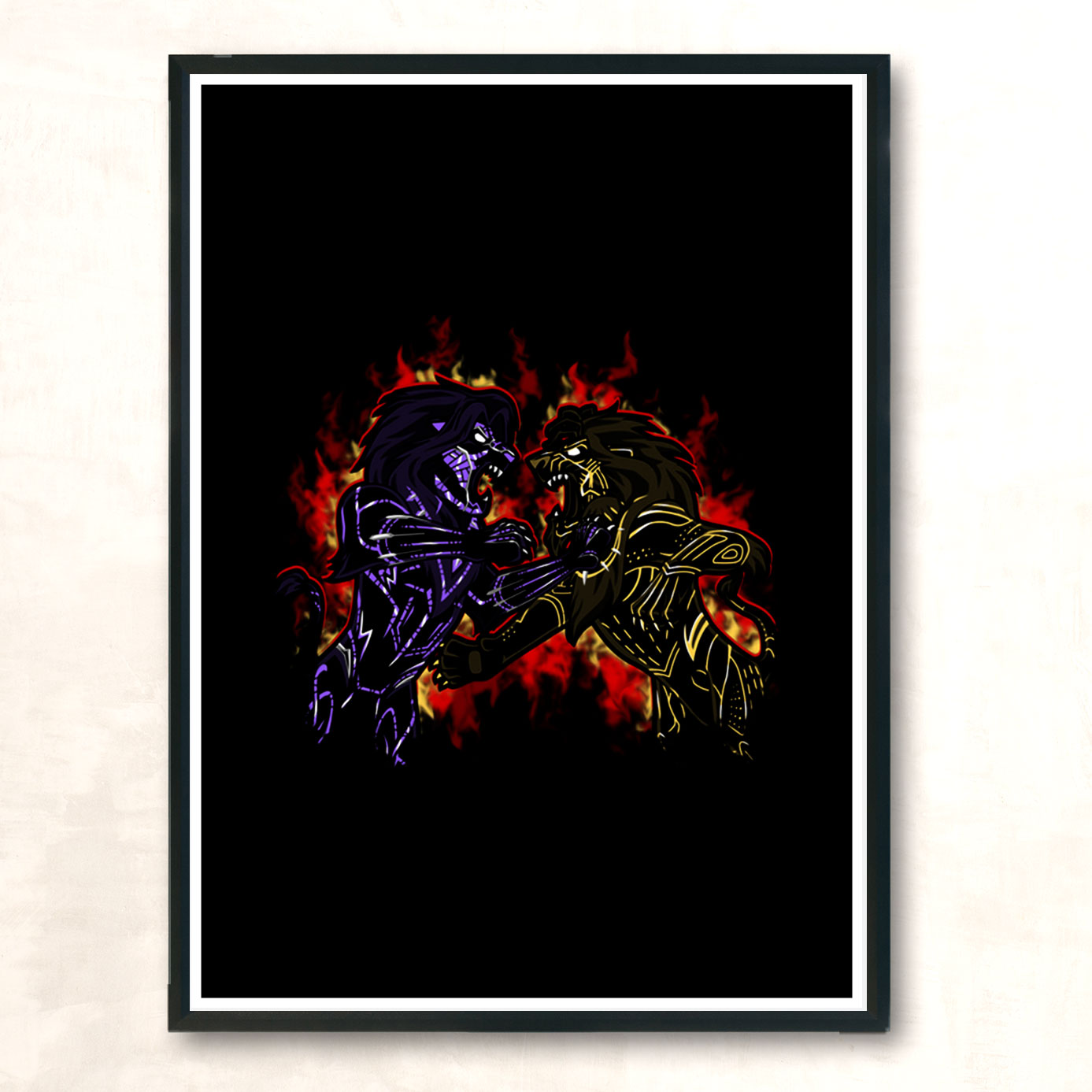 Scarmonger Modern Poster Print