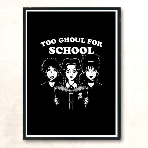 School Ghouls Modern Poster Print