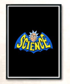Science Man Modern Poster Print