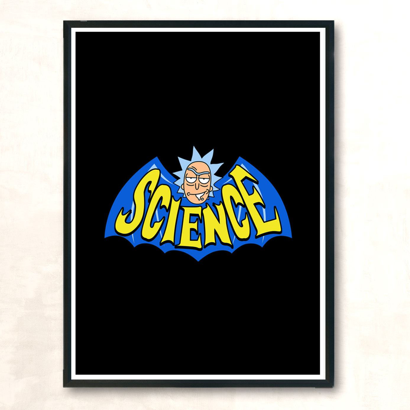 Science Man Modern Poster Print