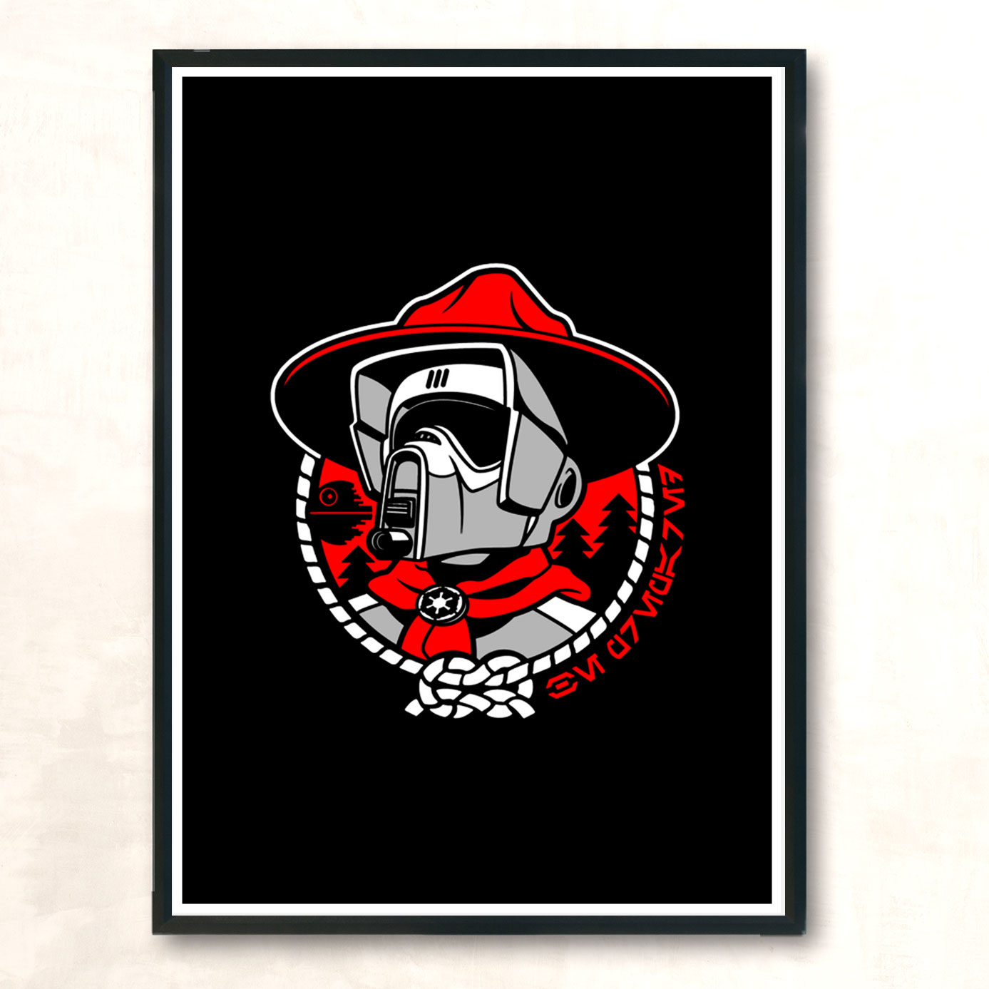 Scout Trooper Pocket Modern Poster Print