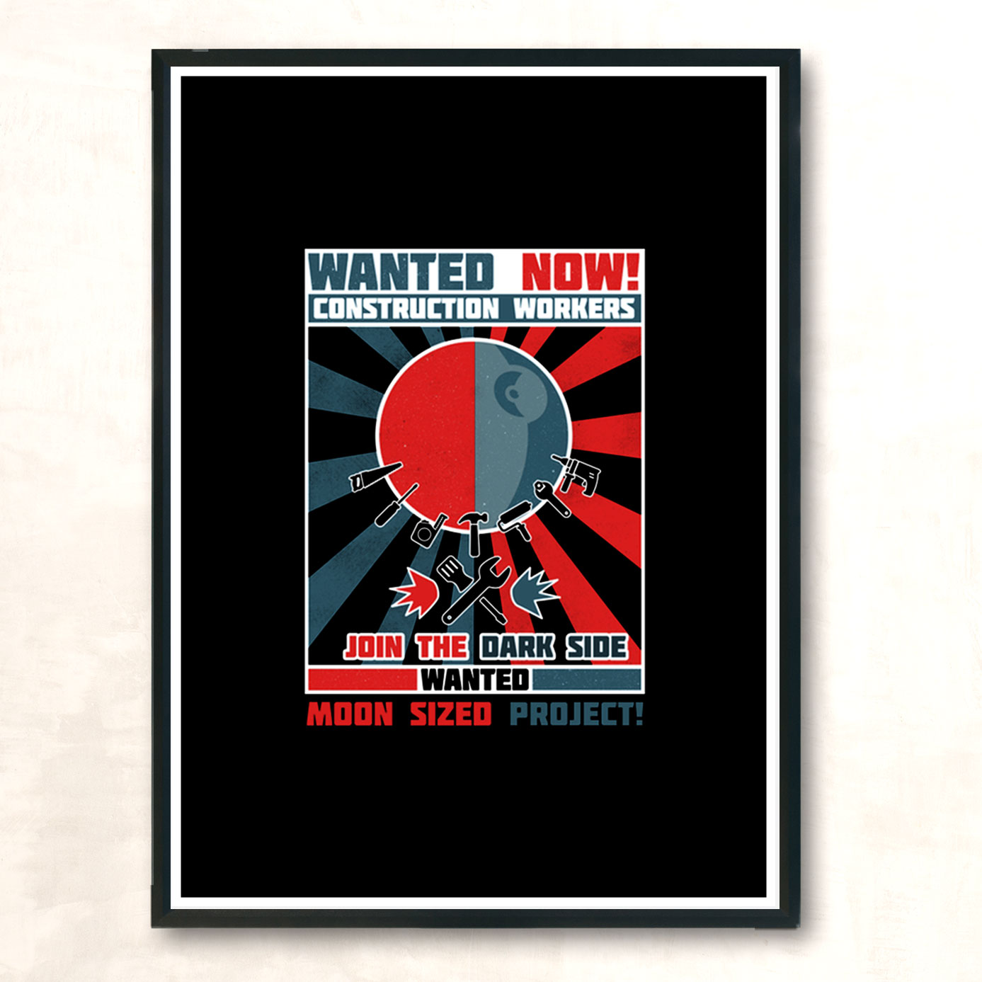 Secret Moon Project Modern Poster Print