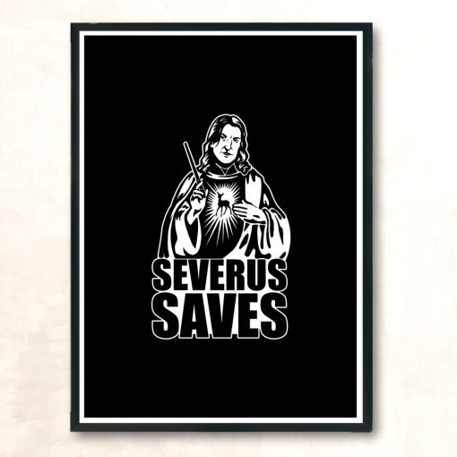 Severus Saves Modern Poster Print