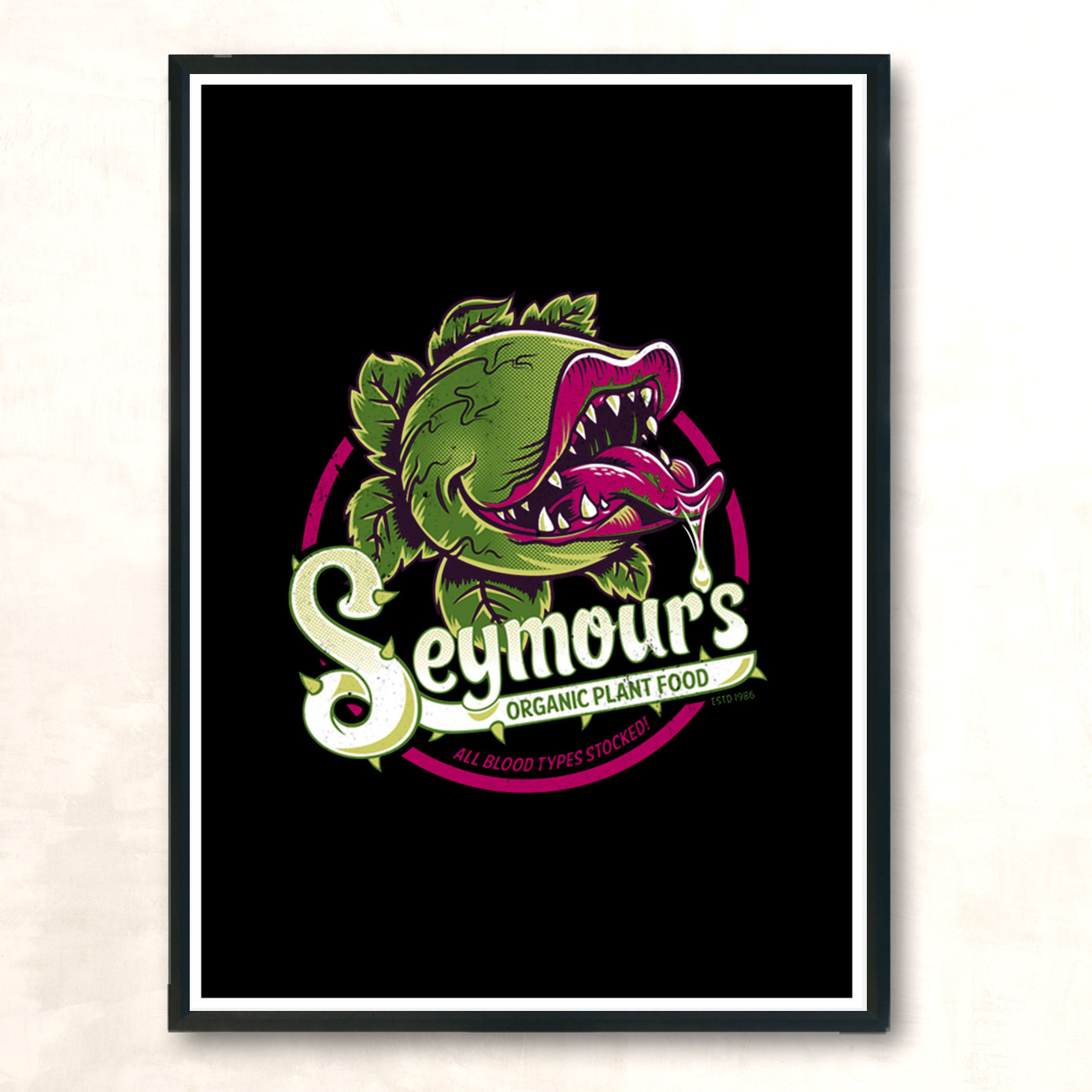 Seymours Organic Plant Food Modern Poster Print