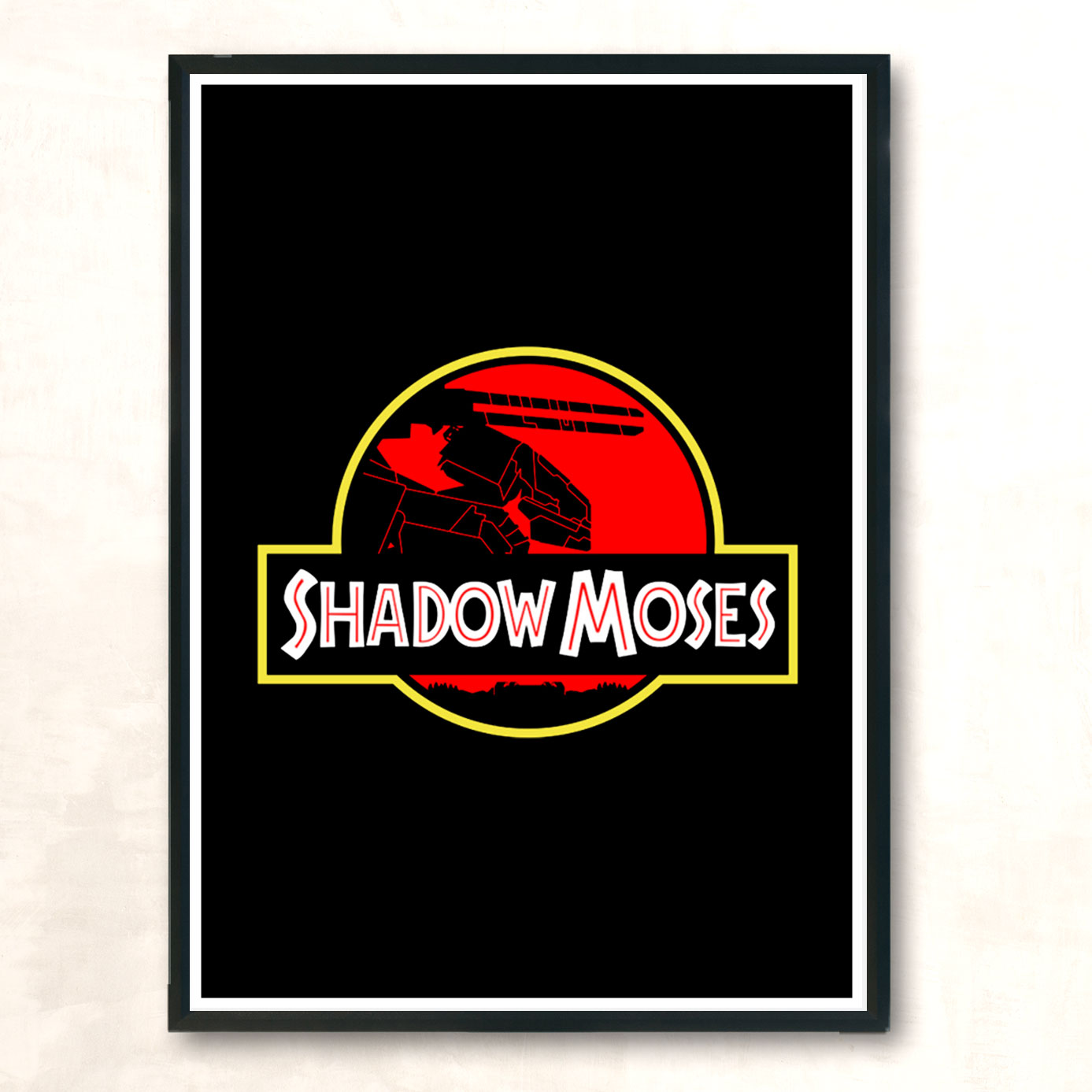 Shadow Park Modern Poster Print