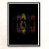 Shadows Of Avalanche Modern Poster Print