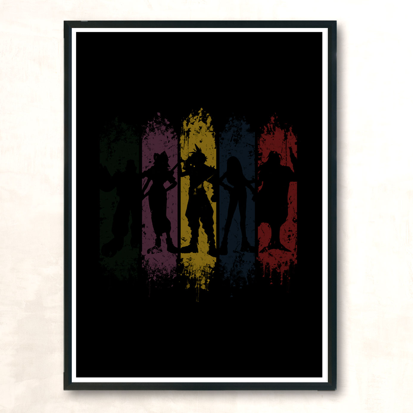 Shadows Of Avalanche Modern Poster Print