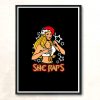 She Raps Modern Poster Print