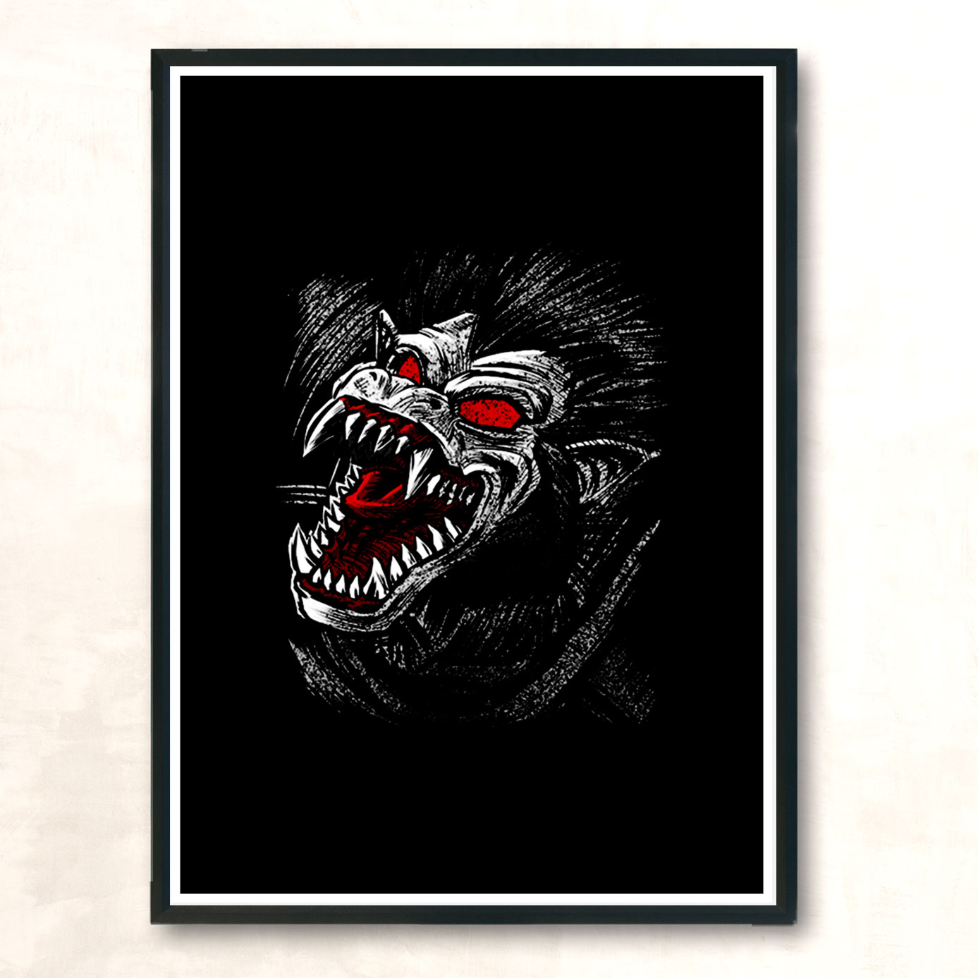 Sketch Ozaru Modern Poster Print