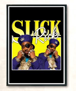 Slick Rick Rapper Vintage Wall Poster