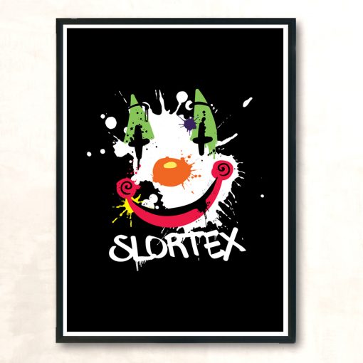 Slortex Clown Icon But This One Is A Mess Modern Poster Print