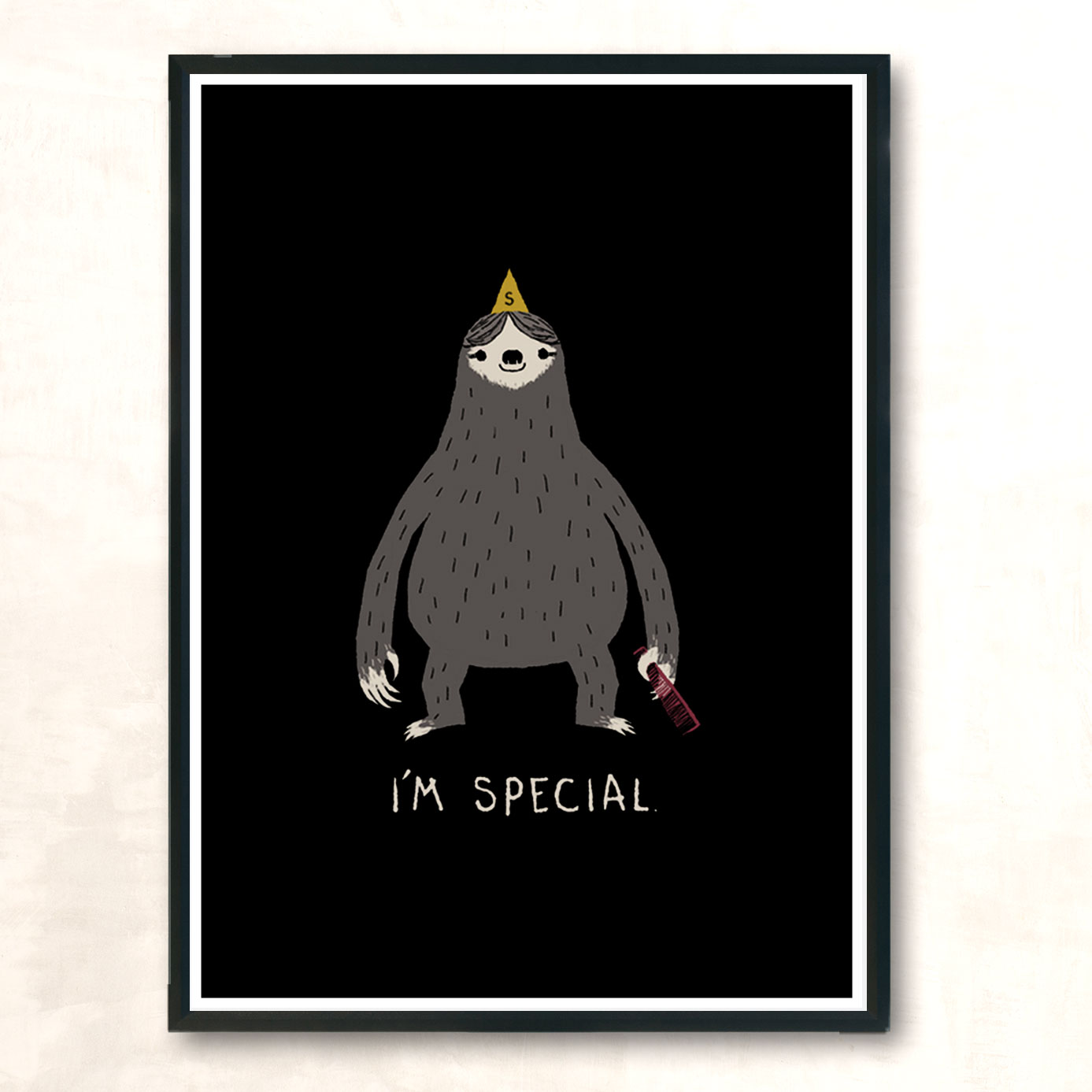 Sloth Modern Poster Print