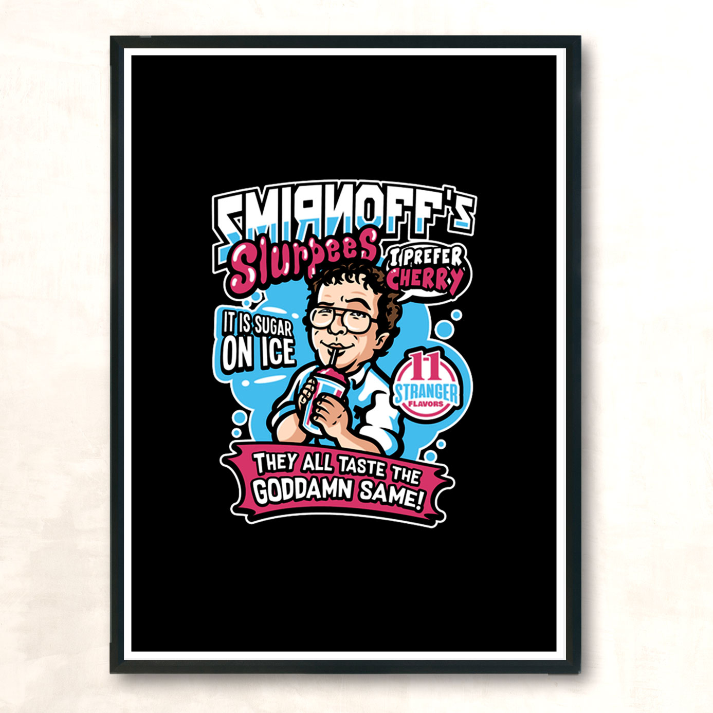 Smirnoffs Ice Drink V2 Modern Poster Print