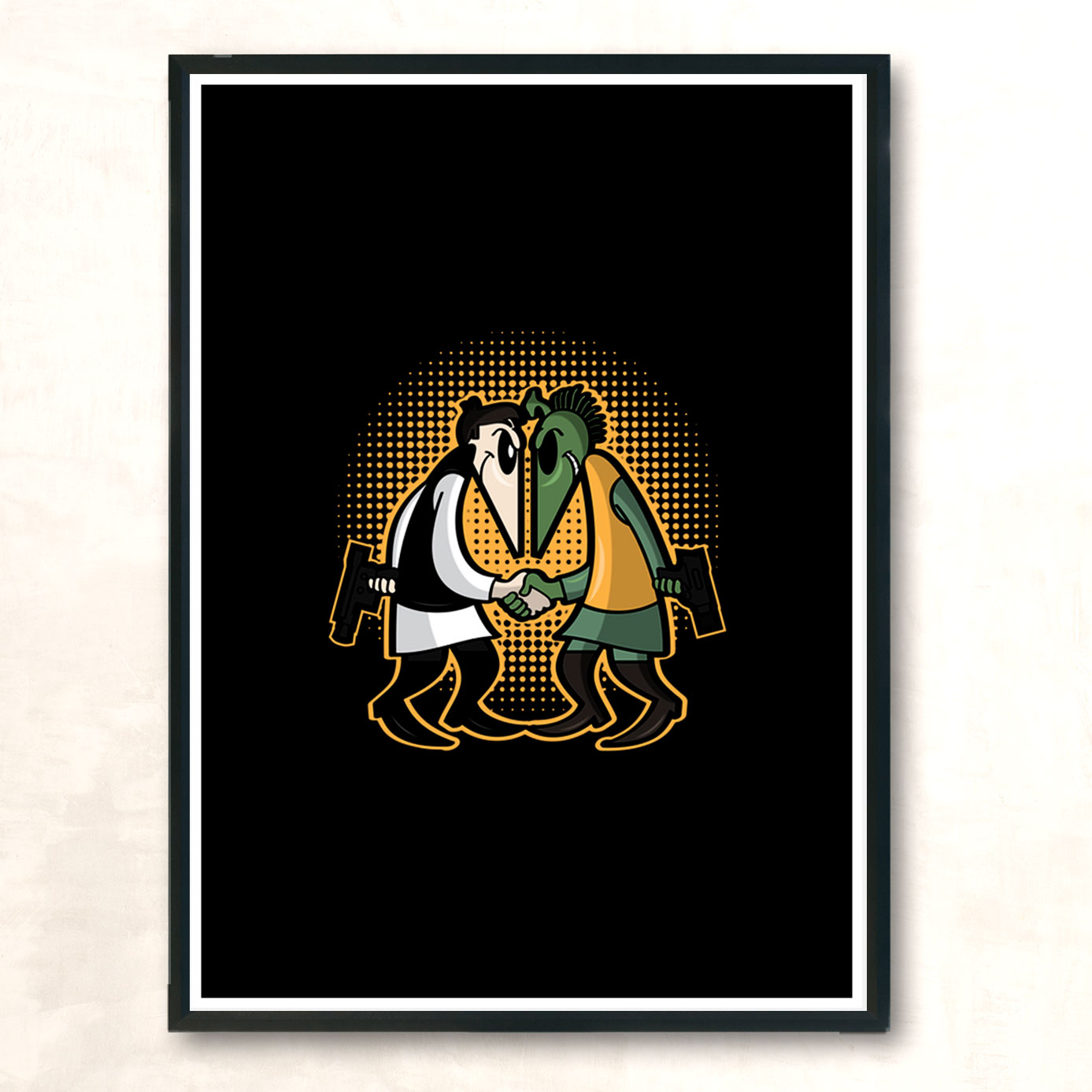 Smuggler Vs Smuggler Modern Poster Print