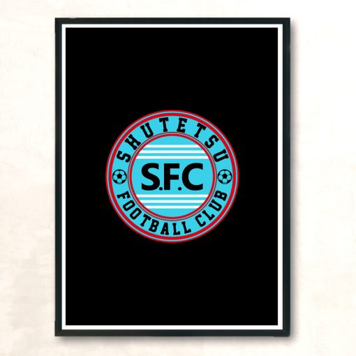 Soccer Club Logo V15 Modern Poster Print