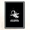 Social Distancing Champion Modern Poster Print