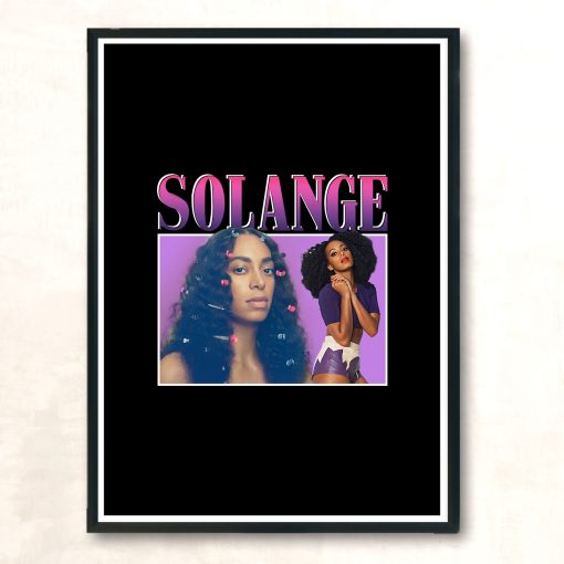 Solange Rapper Vintage Wall Poster