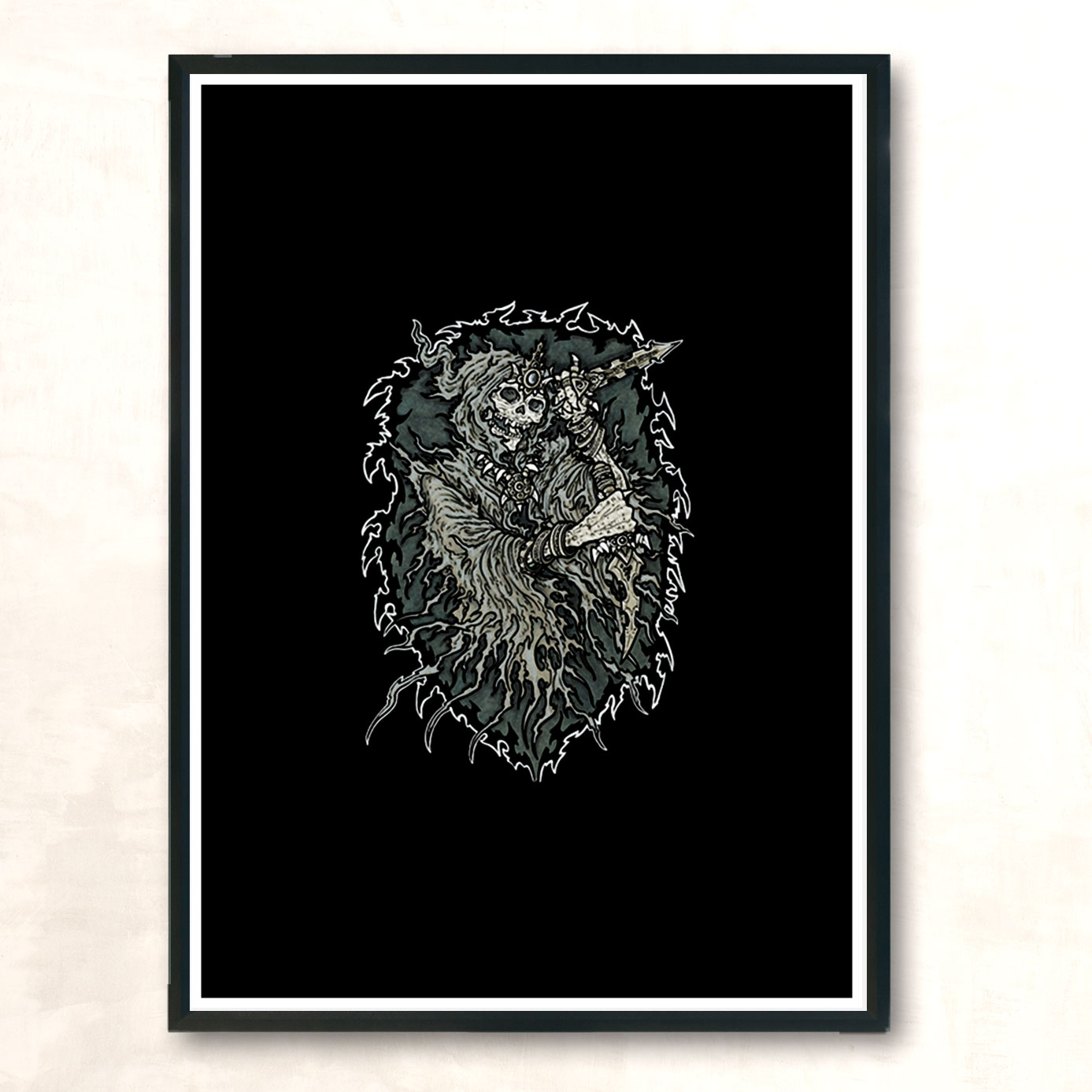 Soul Blade Wraith Blue Version Modern Poster Print
