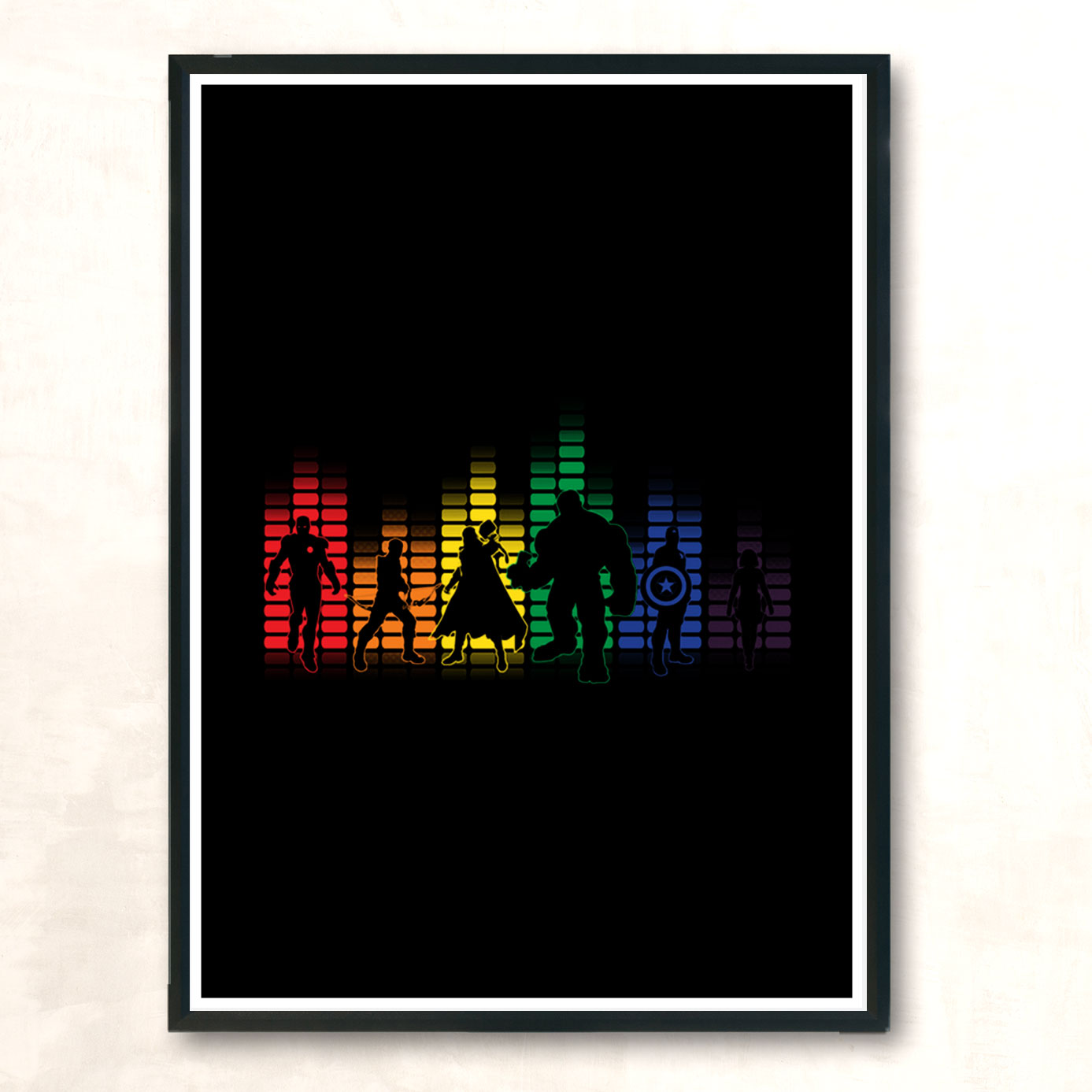 Sound Of Heroes Modern Poster Print