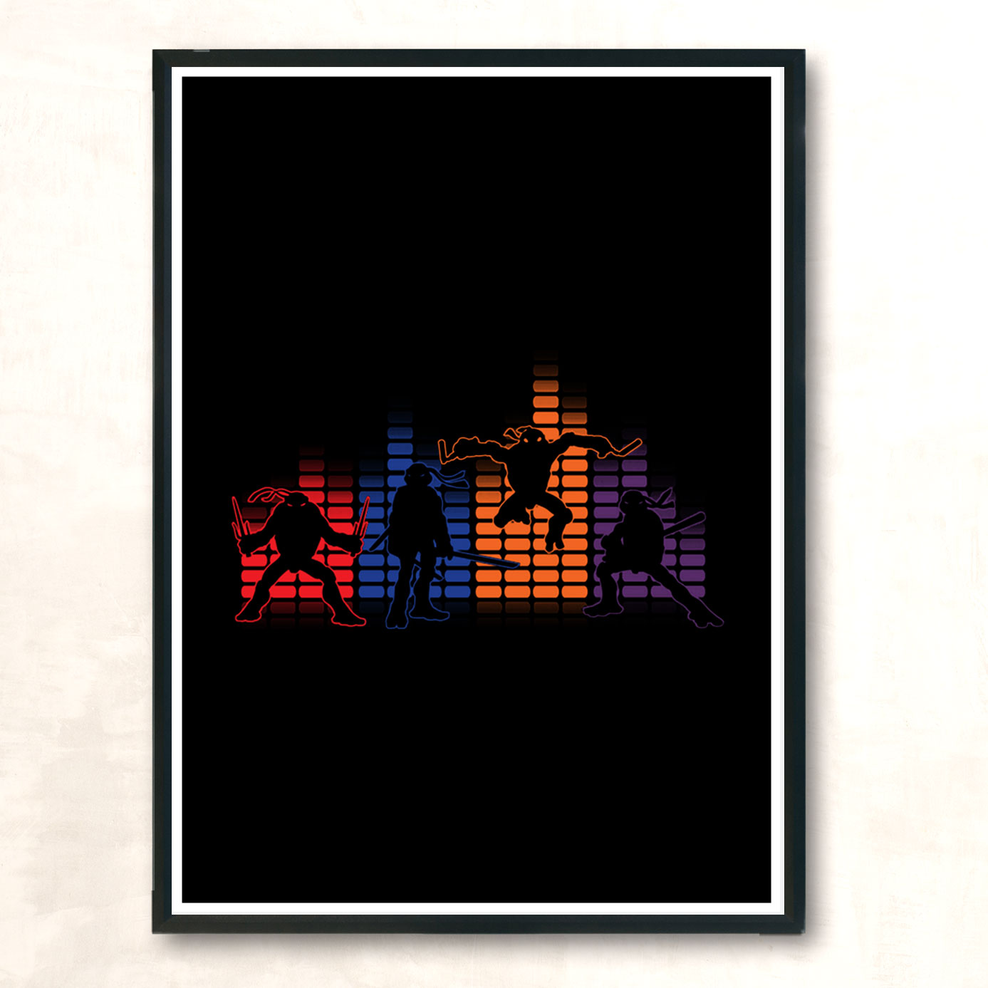 Sound Of Turtles Modern Poster Print