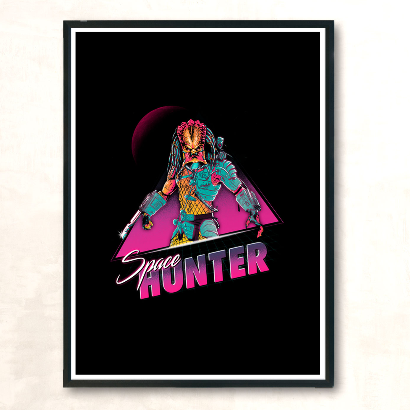 Space Hunter Predator Modern Poster Print