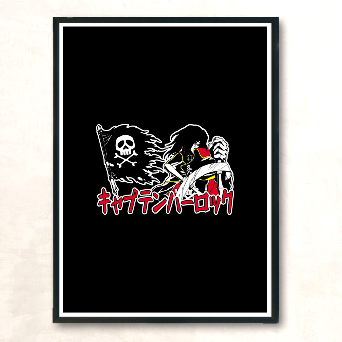 Space Pirate Modern Poster Print