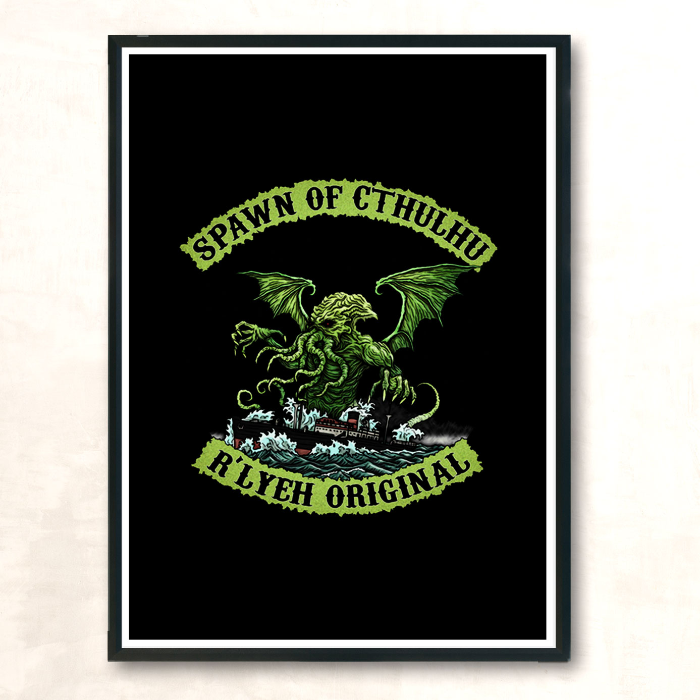 Spawn Of Cthulhu 2 Azhmodai 2018 Modern Poster Print