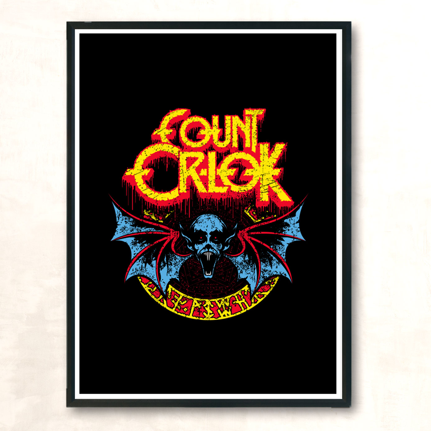 Speak Of The Vampire Modern Poster Print