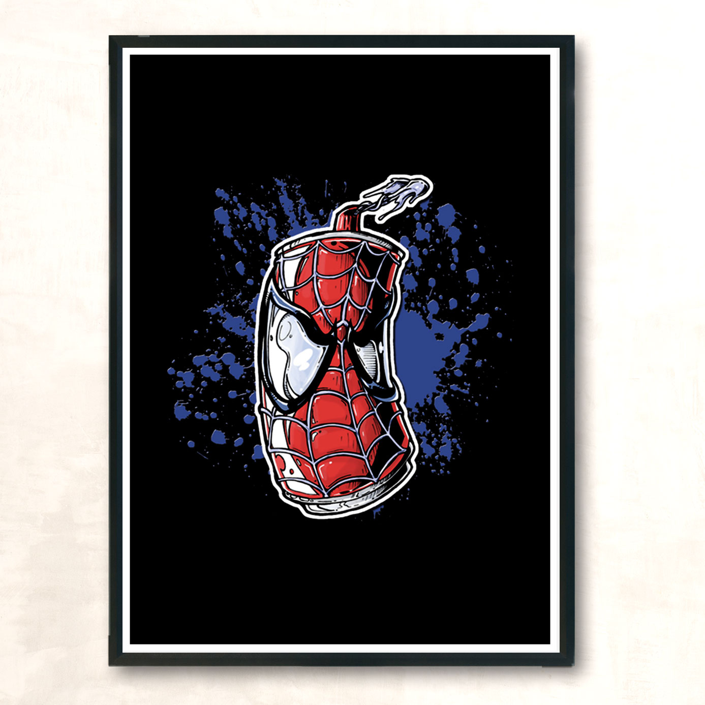 Spidercan Modern Poster Print