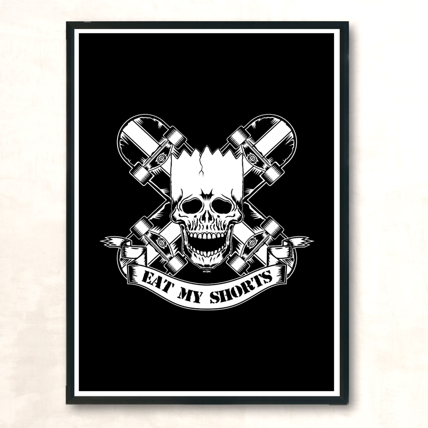 Springfield Bones Brigade Modern Poster Print