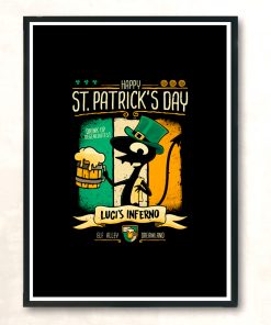 St Patricks At Lucis Modern Poster Print