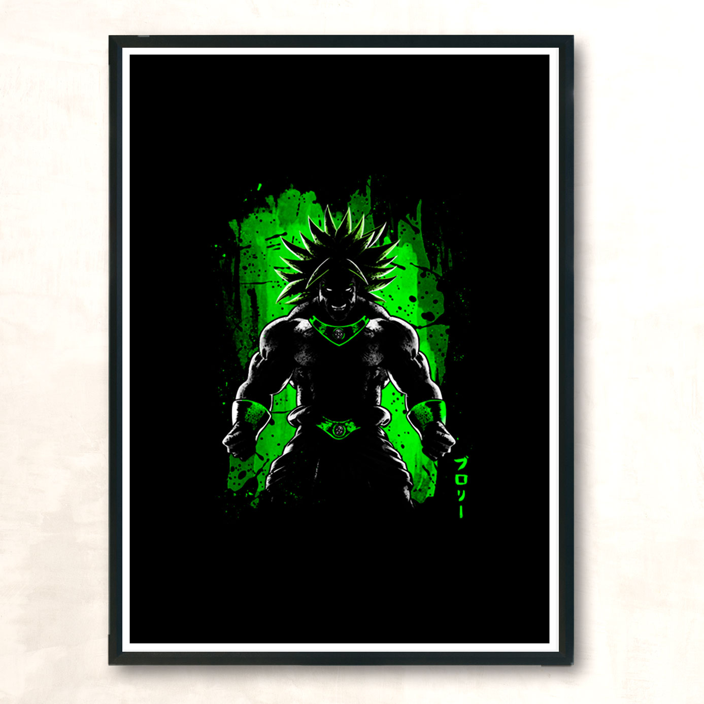 Stain Power Modern Poster Print