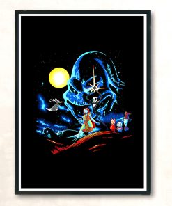 Star Wars Nightmare Before Christmas Vintage Wall Poster