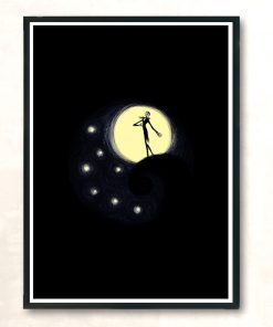 Starry Nightmare Modern Poster Print