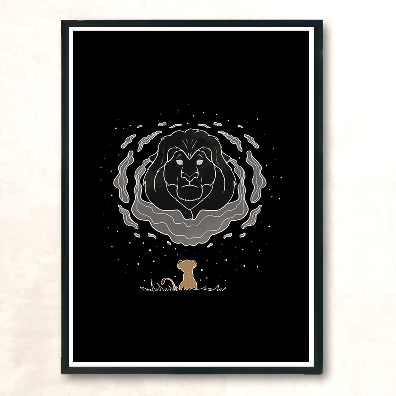 Stellar Meeting Modern Poster Print