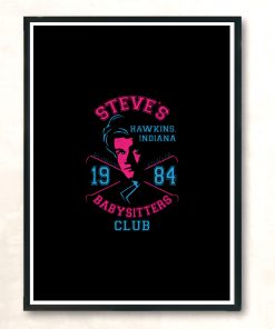 Steves Babysitters Club Modern Poster Print