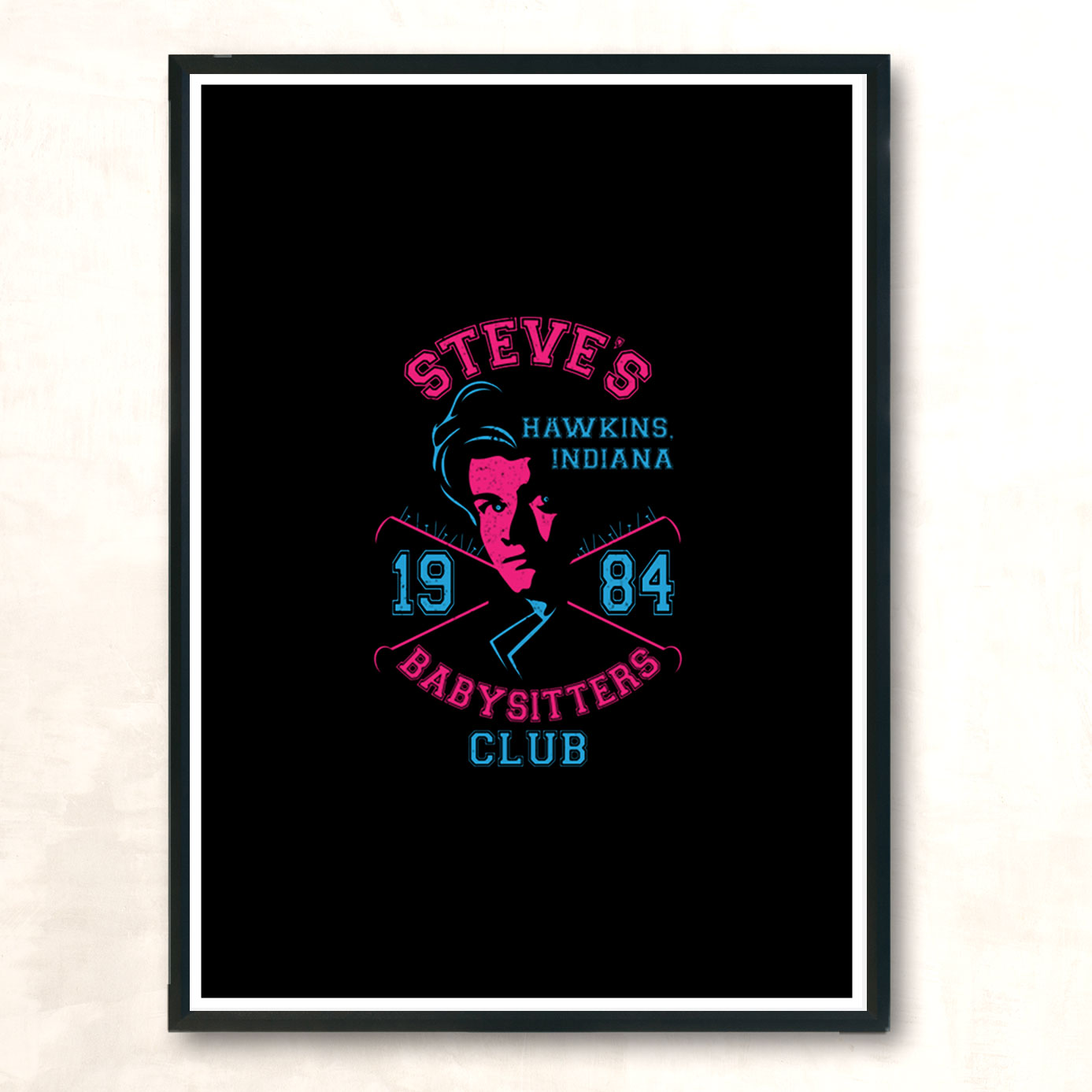 Steves Babysitters Club Modern Poster Print