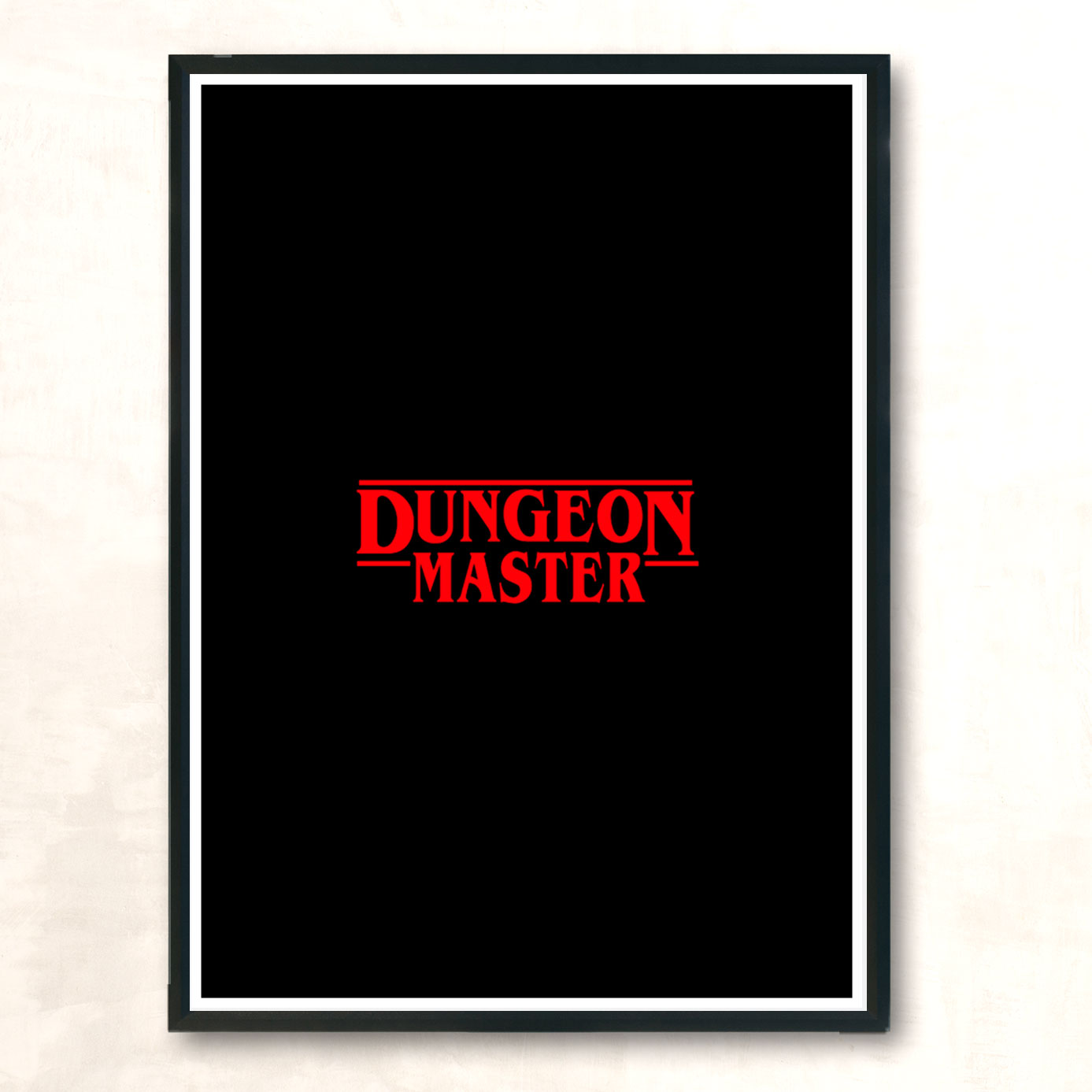 Strange Dungeon Master Modern Poster Print