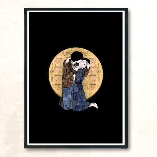 Stranger Klimt Modern Poster Print