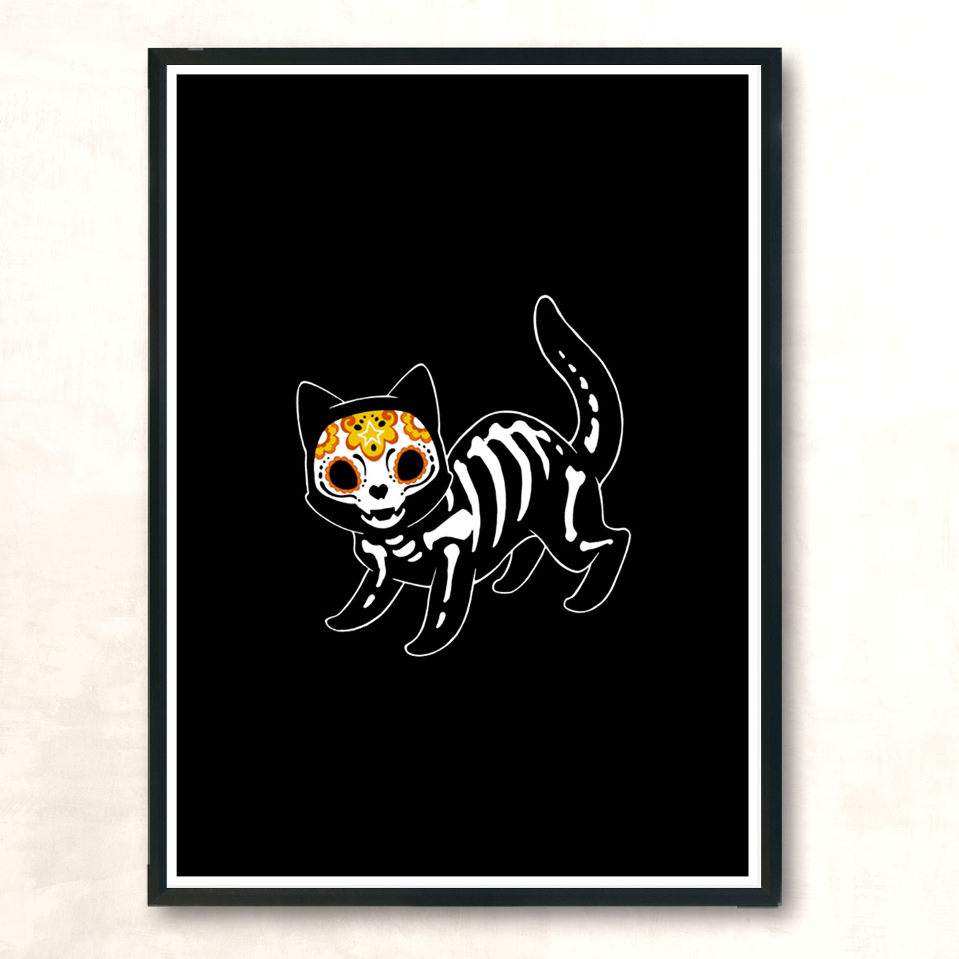 Sugar Cat Modern Poster Print