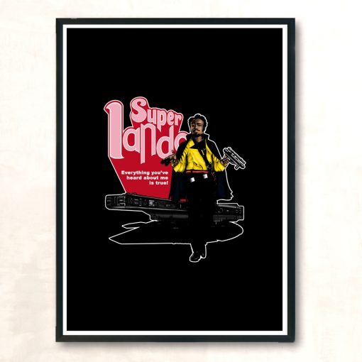 Super Lando Modern Poster Print