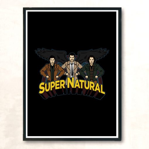 Super Natural Friends Modern Poster Print