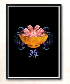 Tako Neon Modern Poster Print