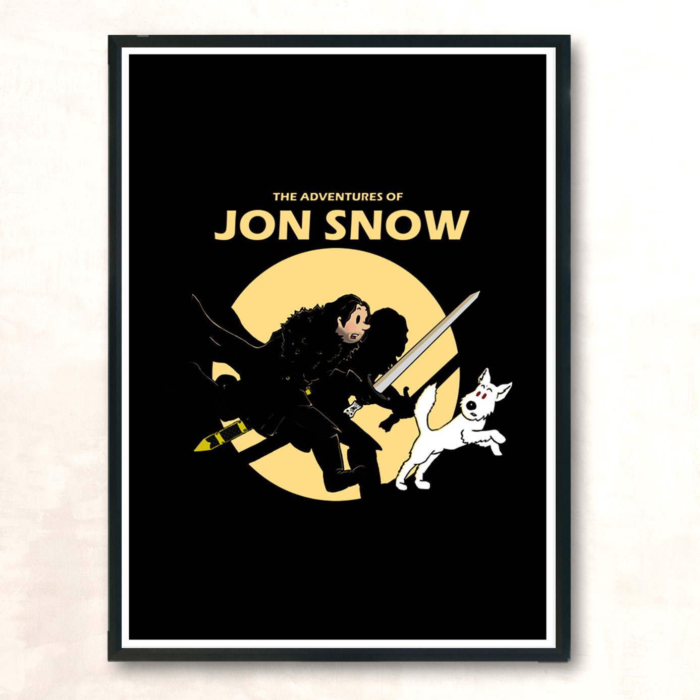 The Adventures Of Jon Snow Modern Poster Print